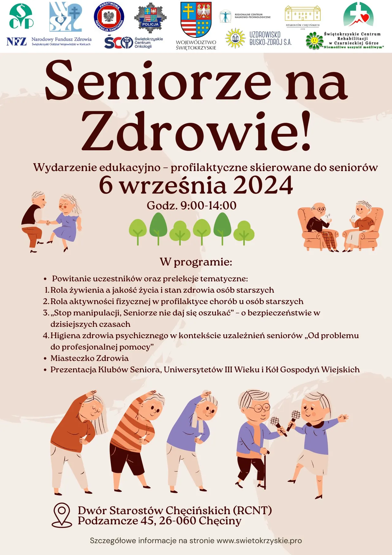Zapraszamy na wydarzenie edukacyjno-profilaktyczne „Seniorze na Zdrowie”